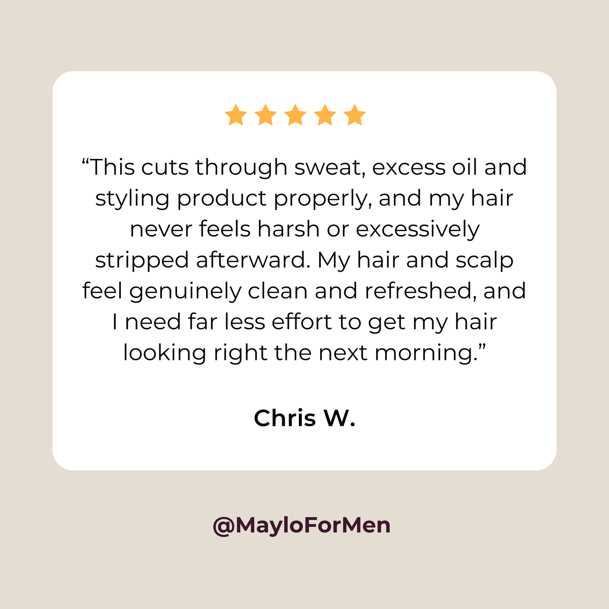 Maylo Refresh Shampoo
